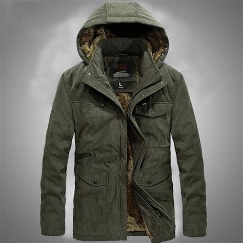Winter Parka Men Jacket Fashion Casual Military Thick Warm