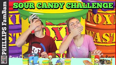 Extreme Sour Candy Challenge Warheads And Toxic Waste Sour Candy
