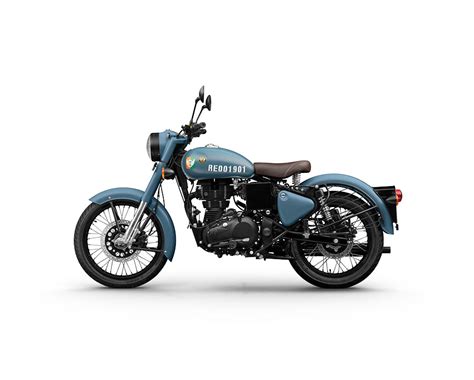 Royal Enfield Classic Airbourne Blue Color Photos Classic Signals 350