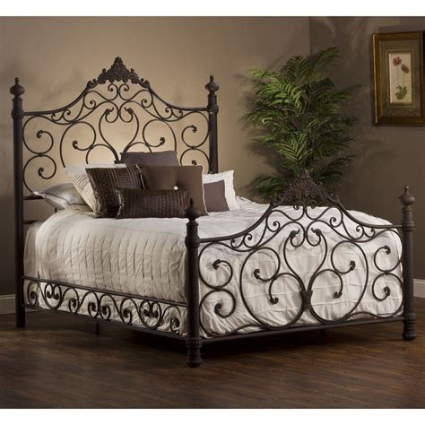 Baremore Iron Bed Wrought Iron Beds Affordable Bedroom Furniture