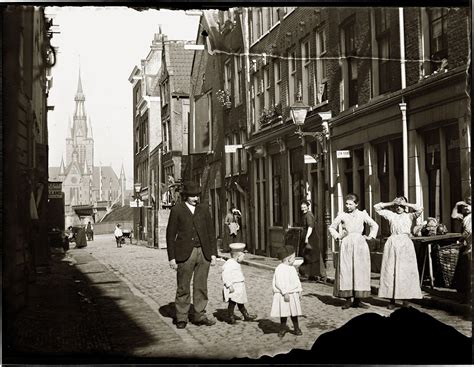 Amsterdams Infamous Red Light District From The 19th And 20th Century