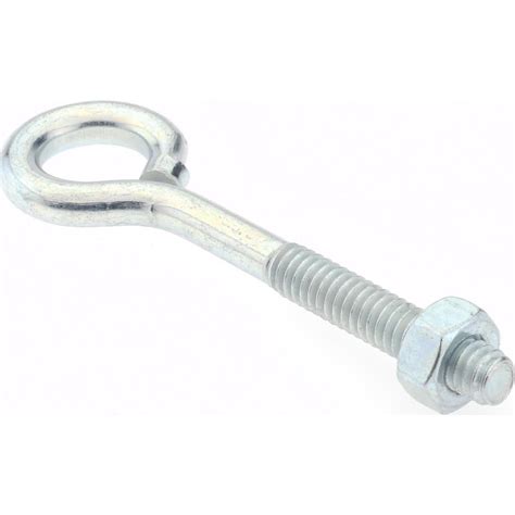 Gibraltar 1 4 20 Zinc Plated Finish Steel Wire Turned Open Eye Bolt