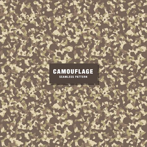 Premium Vector Camouflage Seamless Pattern Background