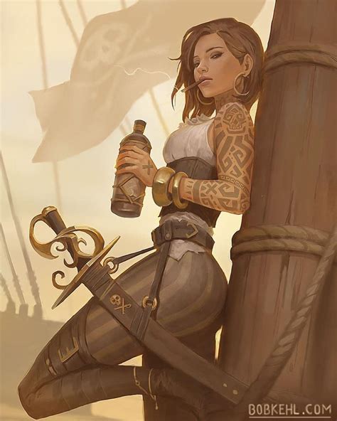Behind The Scenes By Artspotlight Pirate Art Pirate Woman
