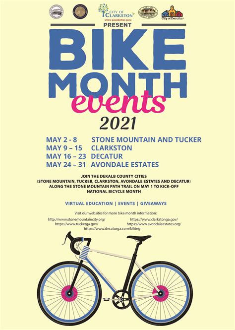 Celebrate Bike Month City Of Clarkston Ga