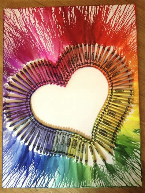 Diy And Crafts 30 Cool Melted Crayon Art Ideas