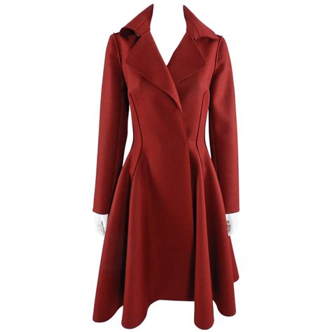 Lanvin Fall 2013 Red Wool Princess Cut Coat At 1stdibs