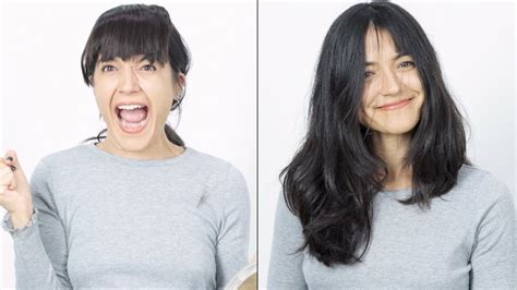 Facebook gives people the power to share and makes the world. Women Try Clip-On Bangs | Iris - YouTube