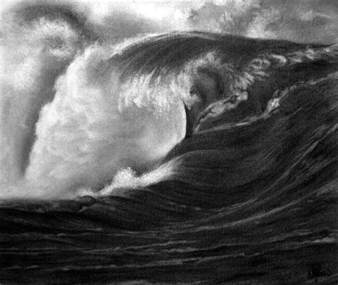 10 Cool Wave Drawings For Inspiration Hative