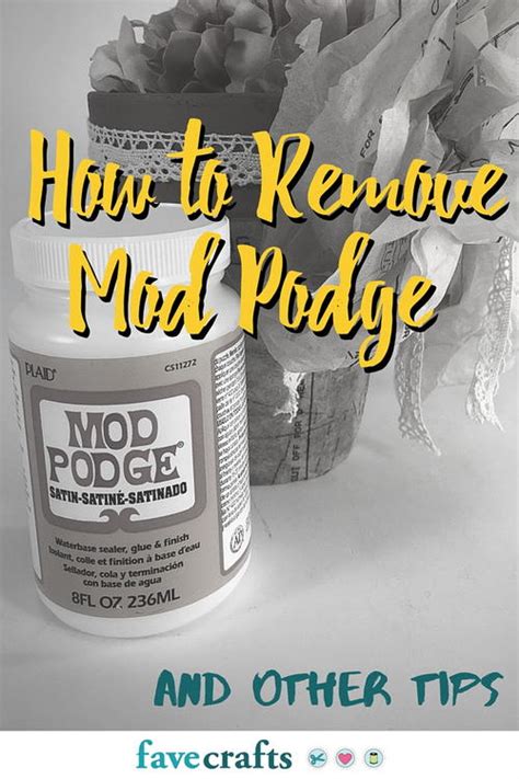 How to do a mod podge photo transfer to wood. How to Remove Mod Podge and Other Tips | FaveCrafts.com