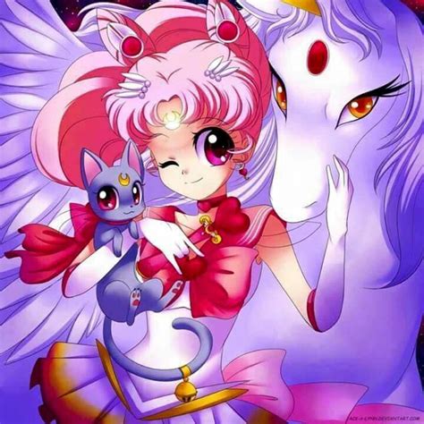 Sailor Chibi Moon Diana And Helios Sailor Moon Character Sailor