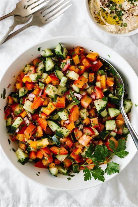 Israeli Salad The Best Easy Salad Recipe