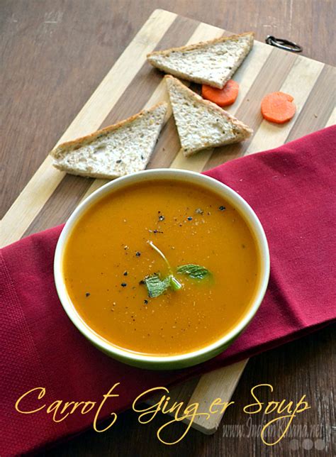 Indian Khana Carrot And Ginger Soup Recipe