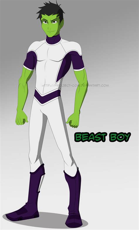 Young Justice Beast Boy By Project Cow On Deviantart