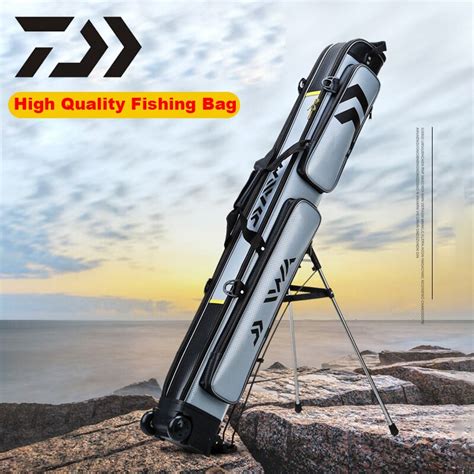Nwe Daiwa 126cm Eva Fishing Bag Baitcasting Rod Bag Waterproof Fishing
