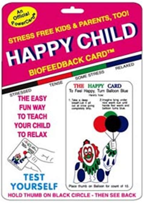 the stress card is a card these kids get when they go through basic training. Stress Cards - biofeedback cards