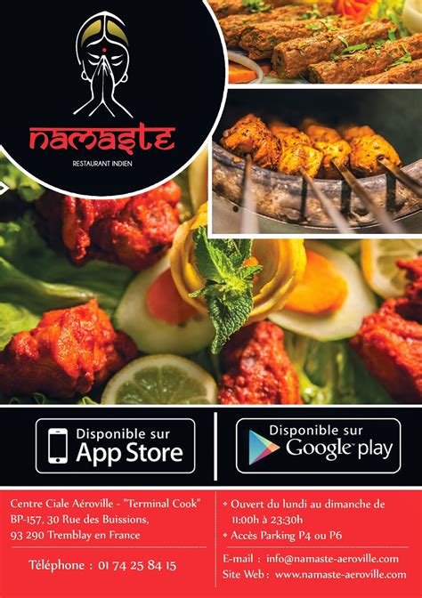 Each preparation is from a different place in the world and each one is baked in a very different. My First Flyers Design For Namaste Indian Restaurant In France | Dream Line Creation