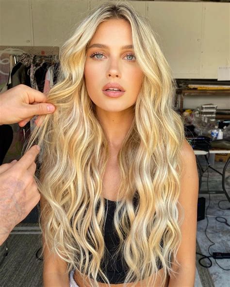 paige watkins on instagram “who is she maneaddicts” beach waves long hair blonde hair