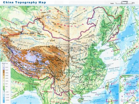 China Topography Topography Of China China Tour Background Information