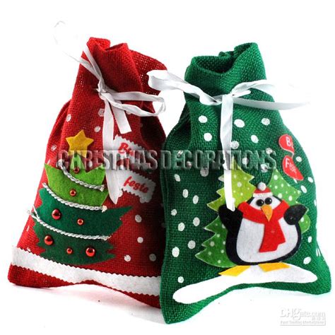 Christmas Decorations Bulk Order Linen Christmas T Bags Online
