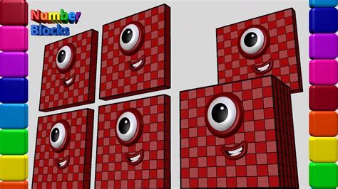 numberblocks 1 million biggest from 1 to 1 000 000 fan made drawing quadrillion drawings