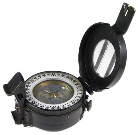 Compasses Vintage Francis Barker M73 Military Prismatic Compass