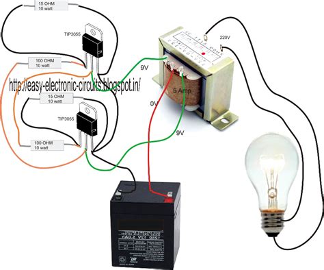 12v To 220v Simple Inverter Circuit Diagram