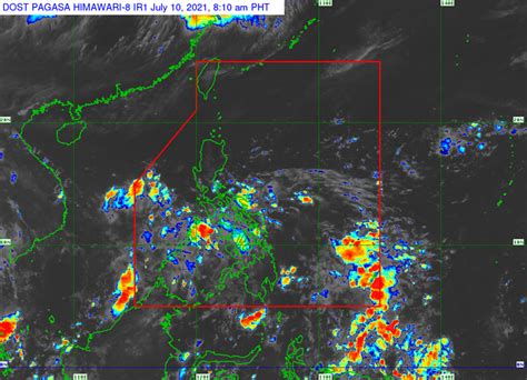Pagasa Releases Latest Weather Update For Saturday July 10