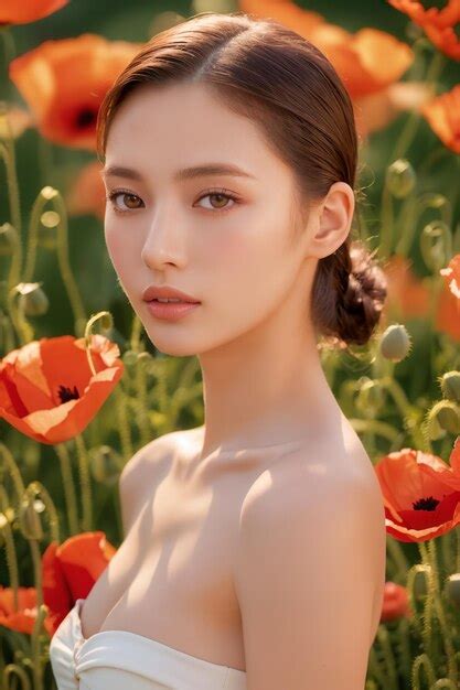 Premium Ai Image Portrait Of Beautiful Japanese Women With Slicked