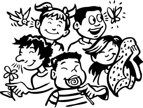 Five Senses Coloring Pages - Coloring Home