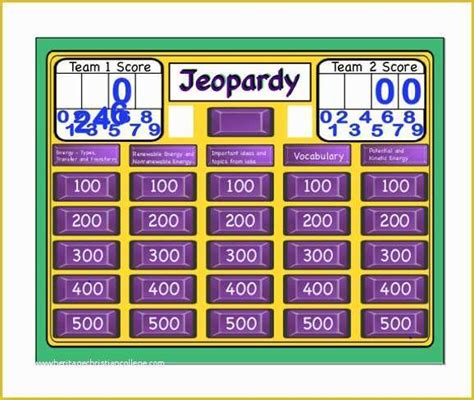 Free Jeopardy Template Of Keynote Jeopardy Template From Mactemplates