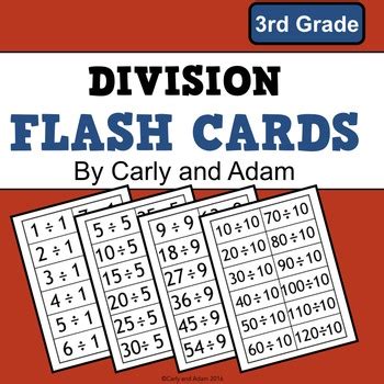We did not find results for: Division Flash Cards by Carly and Adam | Teachers Pay Teachers