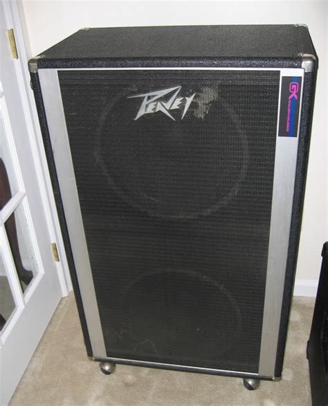 SOLD F S Vintage Peavey 2x15 Cabinet Indestructible TalkBass