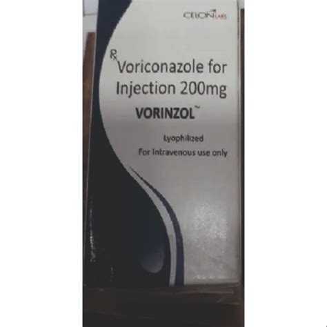 Vorinzol Voriconazole 200 Mg Injection 2 Ml In Vial Treatment Severe