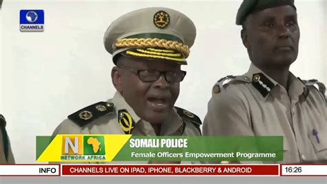 Network Africa Somalia Organises Empowerment Programme For Female Police Officers Youtube