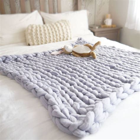 Super Chunky Knit Baby Blanket By Lauren Aston Designs Easy Knit Baby