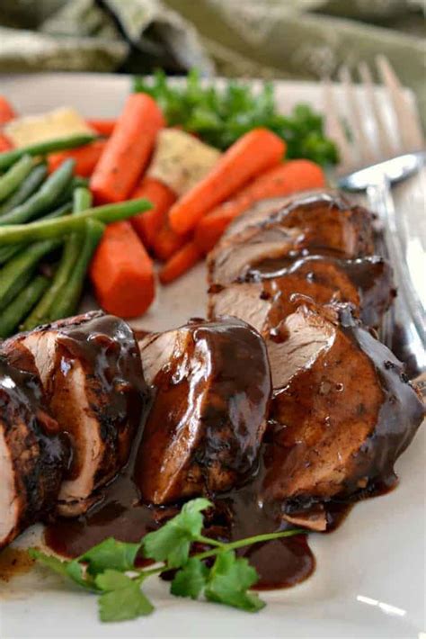 Crockpot brown sugar balsamic glazed pork tenderloin. Crock Pot Pork Tenderloin with Balsamic Sauce | Small Town ...