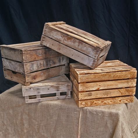 Wooden Crates - Event Furniture by Tarren