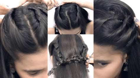 4 Simple Indian Hairstyles For Medium Hair Step By Step Different