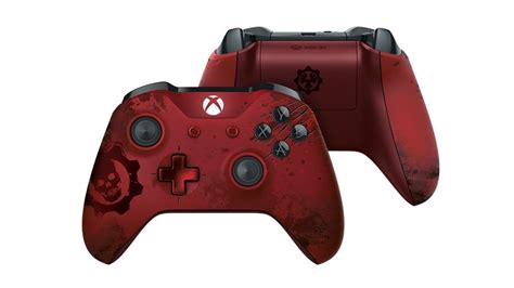 Køb Xbox Wireless Controller Gears Of War 4 Crimson Omen Limited