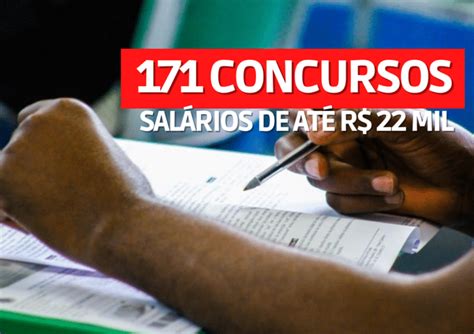 171 concursos no país reúnem 18 mil vagas salários de até r 22 mil conheça os cargos