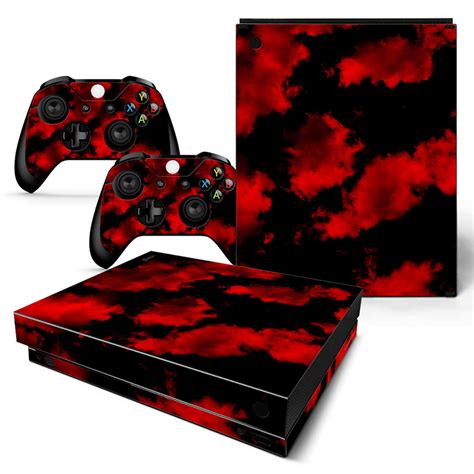 Army Camouflage Red Xbox One X Console Skins Xbox One X Console Skins Consoleskins