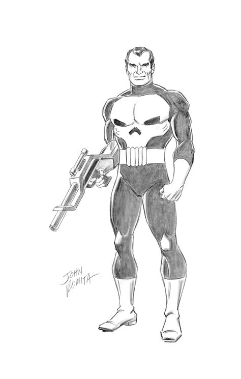 Marvel Comics Of The 1980s The Punisher By John Romita