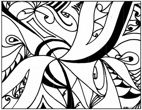 Hard Abstract Coloring Pages Coloring Pages