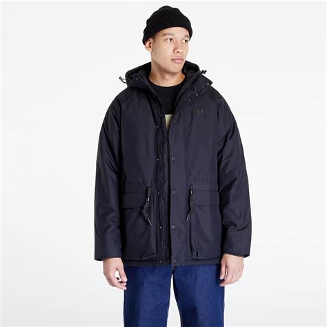 fred perry padded zip through jacket