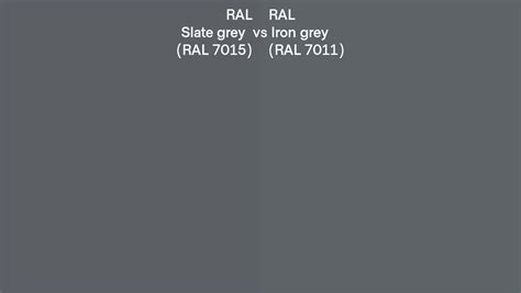 Ral Slate Grey Vs Iron Grey Side By Side Comparison