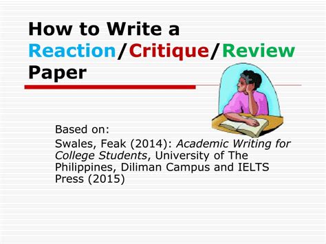 How Do I Write A Reaction Paper How To Write A Reaction Plus Steps