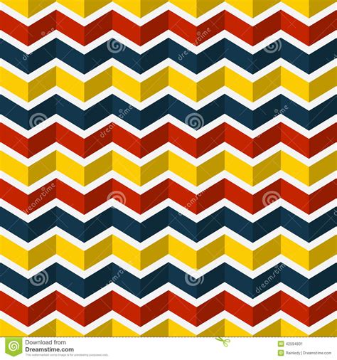 Seamless Chevron Pattern Vector Background Stock Vector