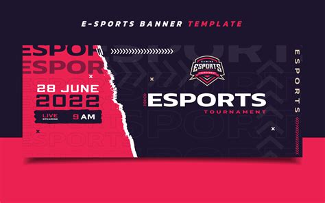 Esports Gaming Banner Template With Logo For Social Media 7994836