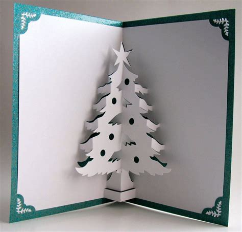 christmas card pop up christmas cards diy christmas cards regarding 3d christmas tree card